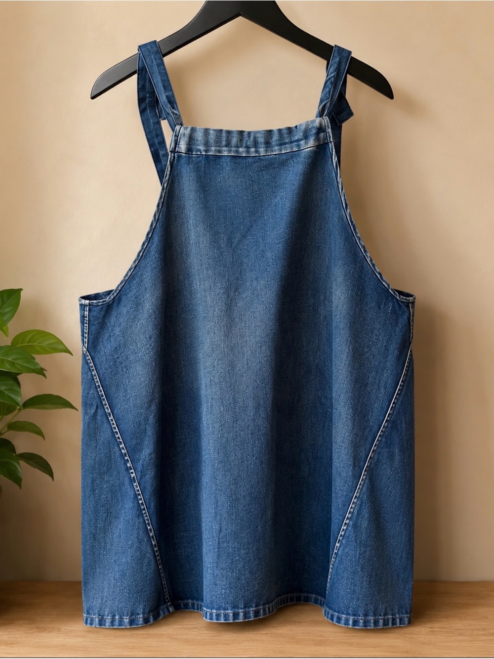 Denim top with Adjustable Straps NWT